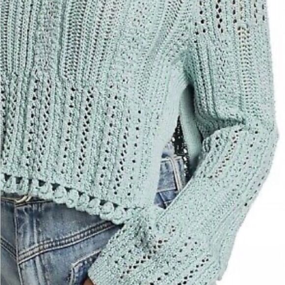 Jonathan Simkhai Amberly Chunky Cropped Pullover Sweater - Picture 12 of 13